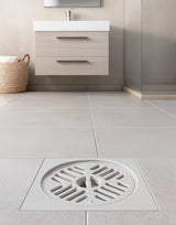 Floor Drainer 150x150 mm ABS Grey