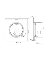 Floor Drainer 200x200 mm Stainless Steel