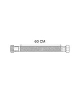 Flexible Hose Toilet Connector Pipe 60 cm
