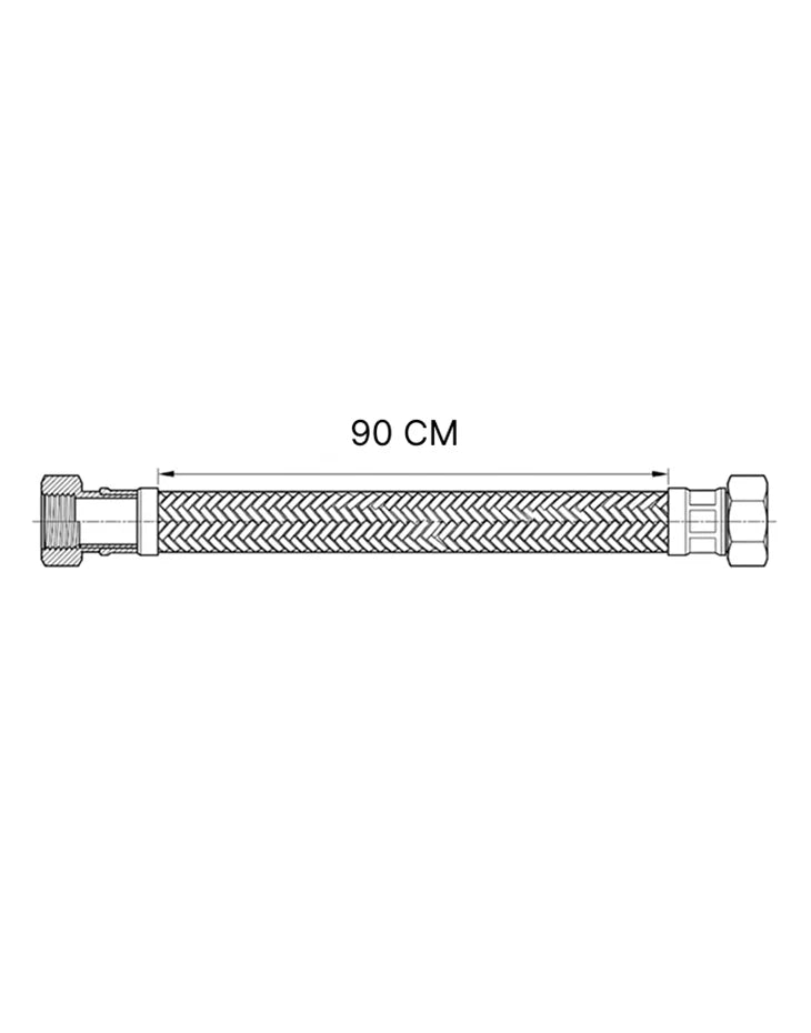 Flexible Hose Toilet Connector Pipe 80 cm