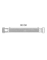 Flexible Hose Toilet Connector Pipe 80 cm