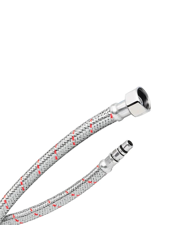 Flexible Hose Faucet Connector 60cm Red