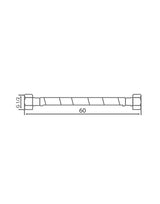Flexible Hose Faucet Connector 60cm Blue