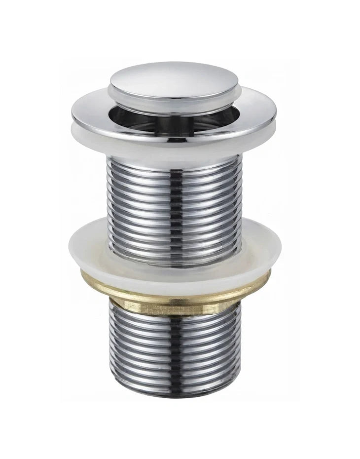 Basin Waste Pop-Up 1.1/4 inch Brass Unslotted