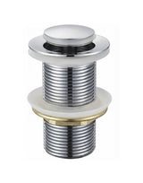 Basin Waste Pop-Up 1.1/4 inch Brass Unslotted