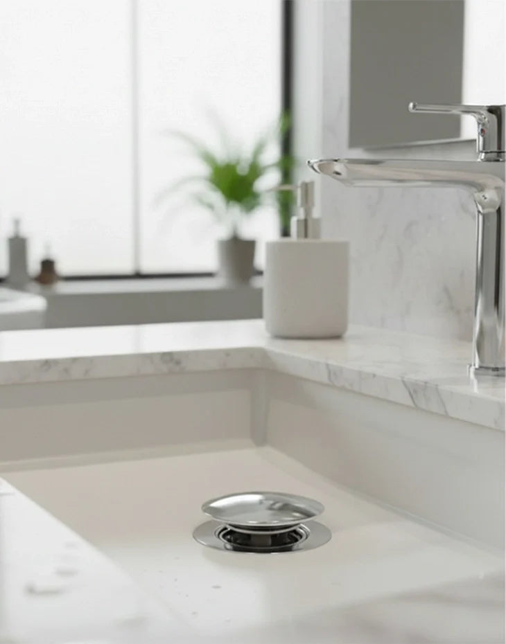 Basin Waste Pop-Up 1.1/4 inch Brass Slotted