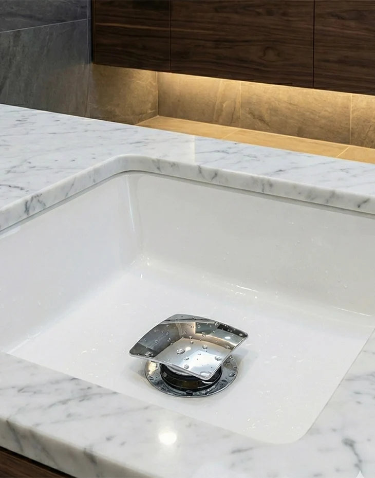 Basin Waste Pop-Up 1.1/4 inch Brass Unslotted