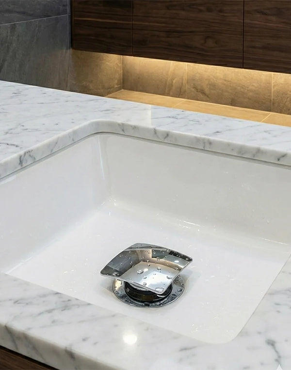 Basin Waste Pop-Up 1.1/4 inch Brass Unslotted
