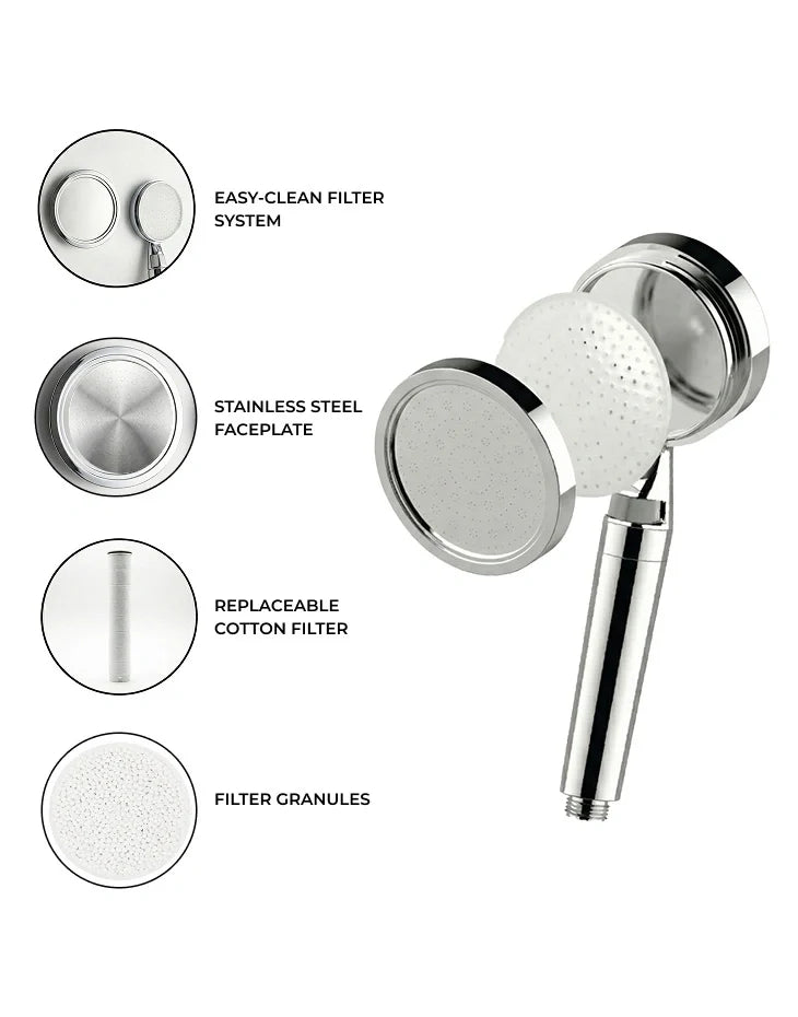Filter Hand Shower Head Chrome AQUA