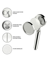 Filter Hand Shower Head Chrome AQUA