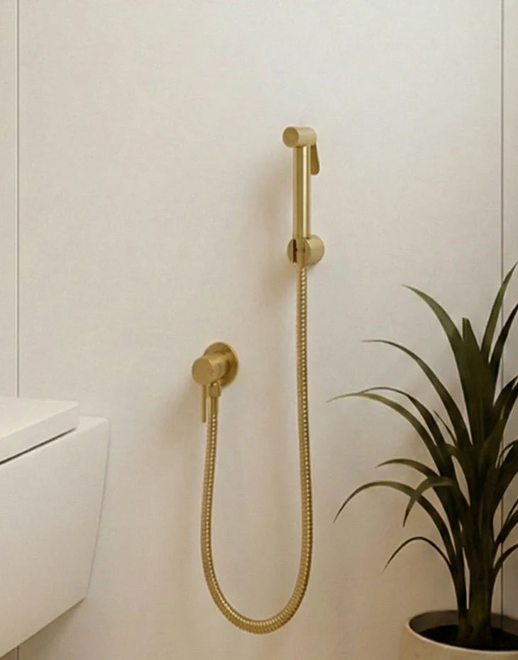 Shattaf Bidet Spray Brass Brushed Gold HUNTER