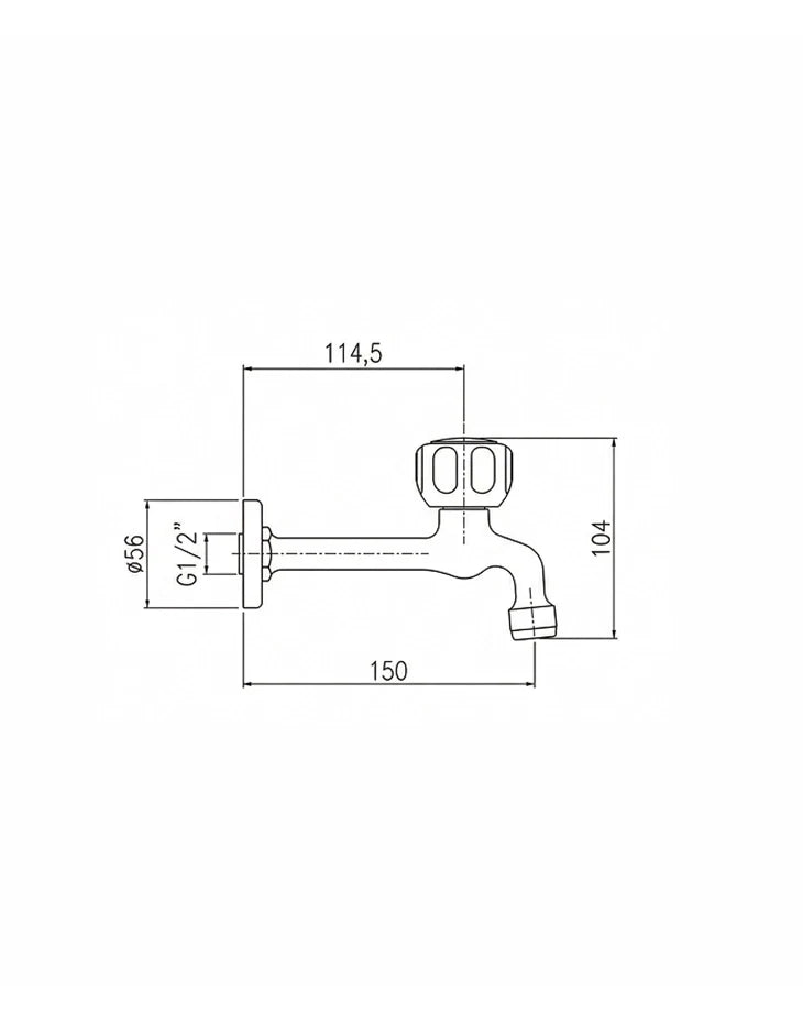 Time Delay Faucet Push Tap 1/2" extention tap