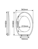 Toilet Seat and Cover 458x363 mm