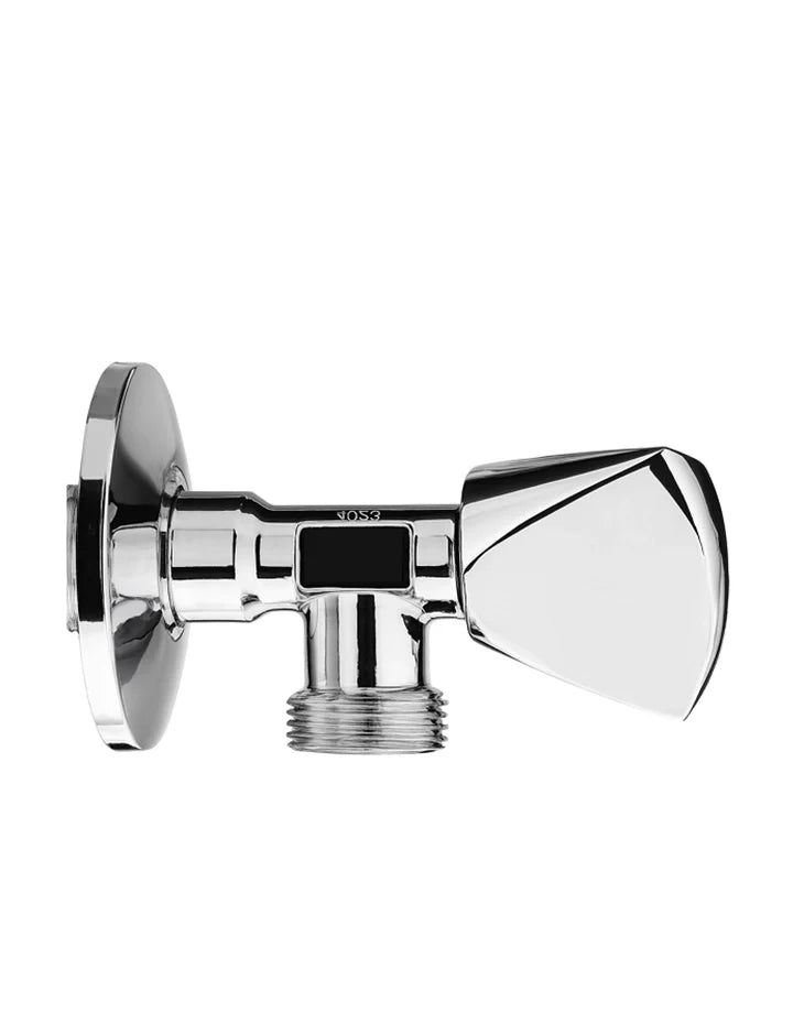 Angle Stop Valve 1/2 inch with Tricorn Handle Two Shade