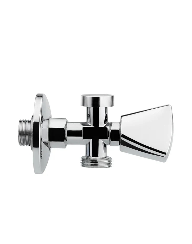 Angle Stop Valve 1/2 inch two way with Tricorn Handle