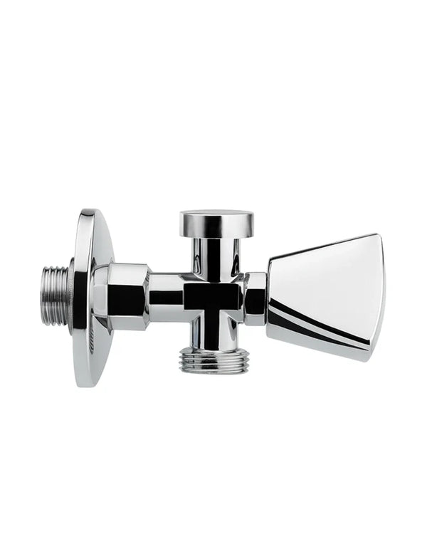 Angle Stop Valve 1/2 inch two way with Tricorn Handle