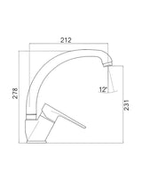Kitchen Faucet Mixer Gooseneck ELEKTRA