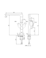 Kitchen Faucet Mixer Gooseneck LATIKAZ