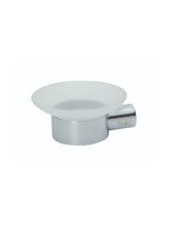 Soap Dish Stainless Steel and Glass O~LIYA
